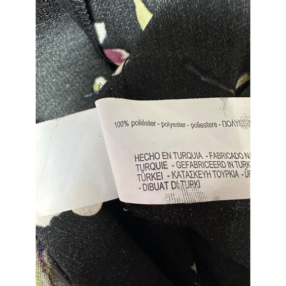 Zara Black Floral Maxi Dress - Picture 7 of 14